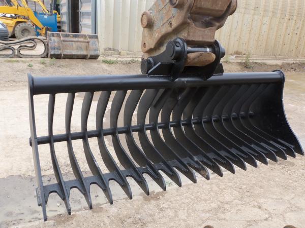 EXCAVATOR RAKE TO FIT 5T, 8T, 13T,20T EXCAVATOR - Woodbridge Plant Ltd